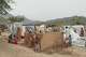 Displaced people set their camp in Taiz province, Yemen, Tuesday, Sept. 15, 2026.