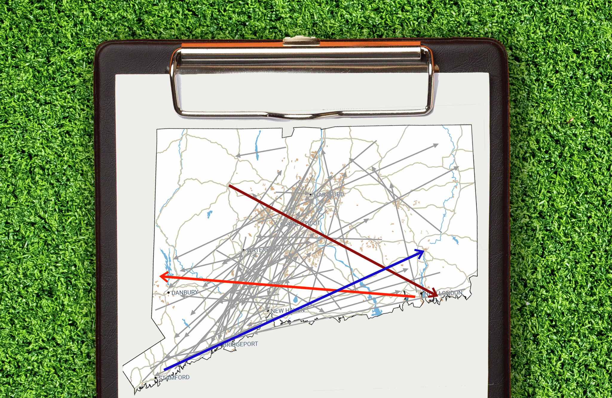 Connecticut high school football teams' road trips on Alliance Week