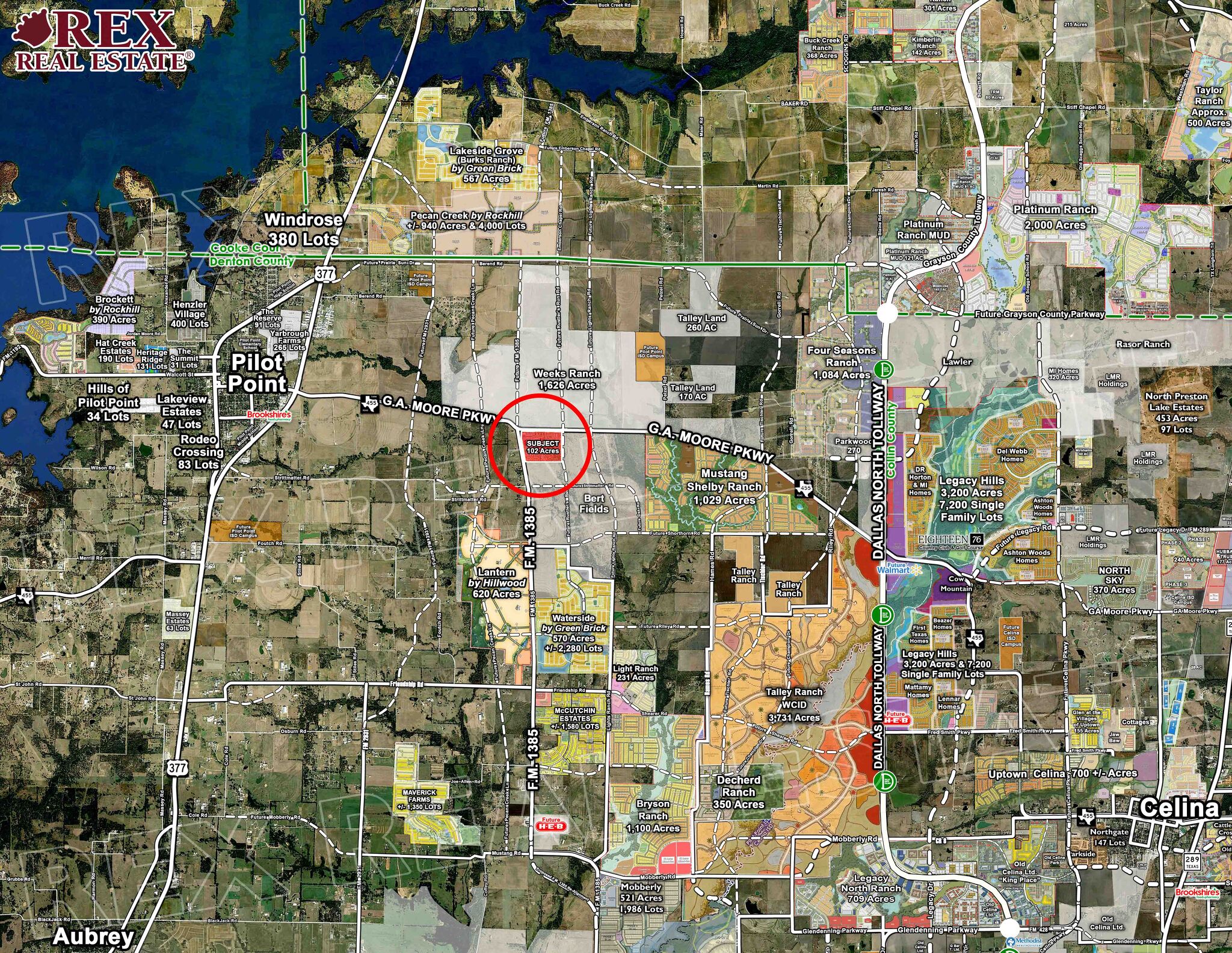 Investors buy 102 acres in northern D-FW slated for 2,000 apartments, retail
