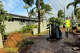 Damage caused by Hurricane Lowell is seen in Poipu on Kauai’s south shore on Sept. 8, 2026.