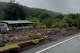 Damage to Wong Yuen Store, a longtime convenience store in Naalehu on Hawaii Island from Hurricane Lala.