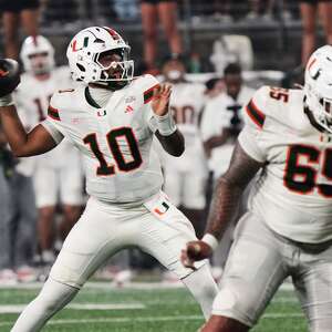 Mensah sets ACC consecutive-completions marks, defense rises in 4th as No. 5 Miami tops Wake Forest