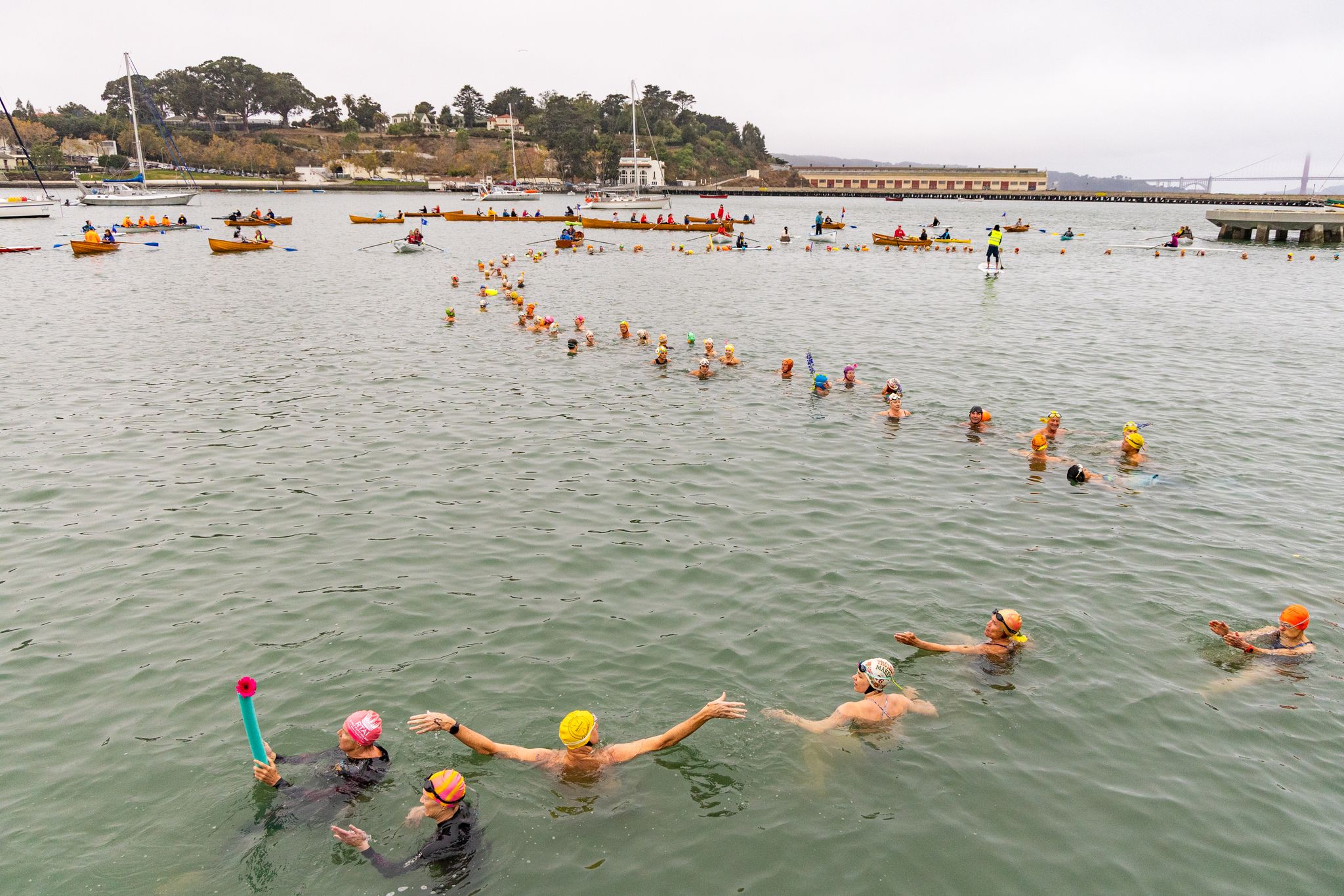 Women mark 50 years of swimming against the tide at S.F. clubs that once banned them