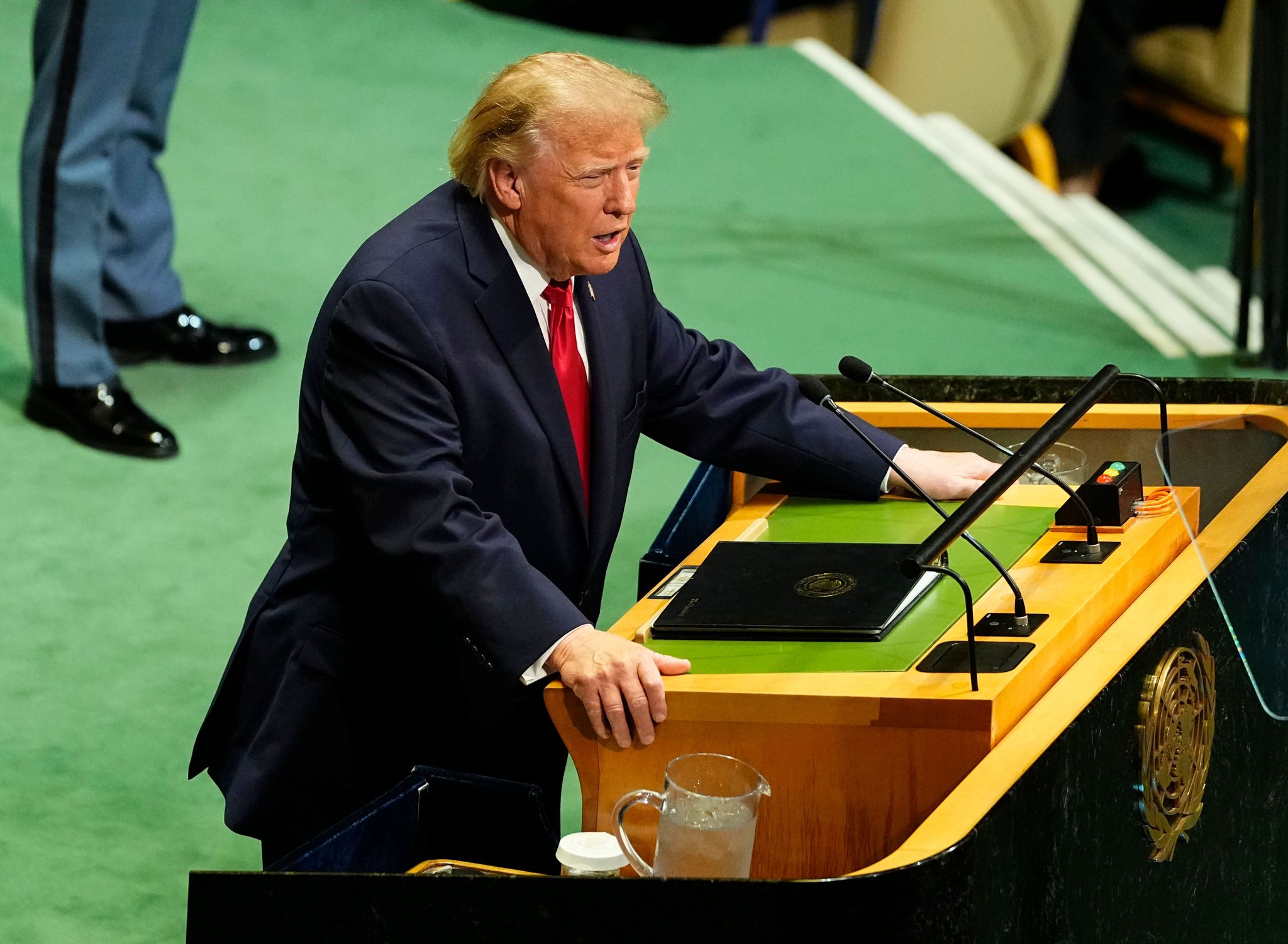 Photo: timesunion.com Trump Threatens to Annihilate Iran in UN Speech Amid Secret Talks