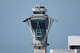 The air traffic control tower at Los Angeles International Airport on Sept. 18, 2026.
