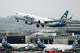 An Alaska Airlines Boeing 737-900 takes off from Los Angeles International Airport en route to San Francisco on Sept. 18, 2026.