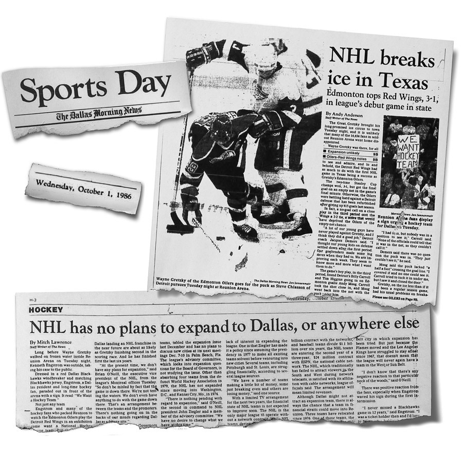 How Wayne Gretzky’s 1986 Visit Sparked NHL Hockey in Dallas