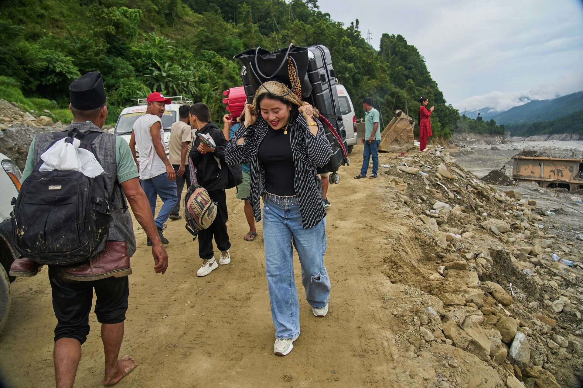 One month after Nepal’s devastating floods, in photos