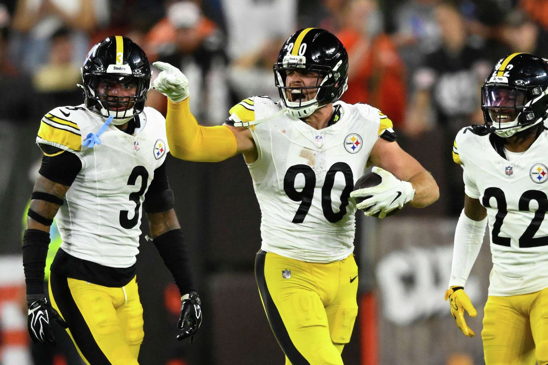 Joey Porter Jr. during Steelers-related coverage