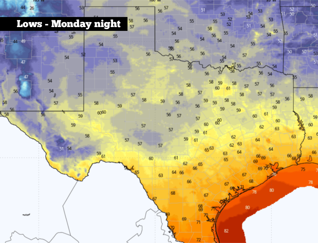 Fall air arrives tonight: Texas temps to drop into 50s and 60s