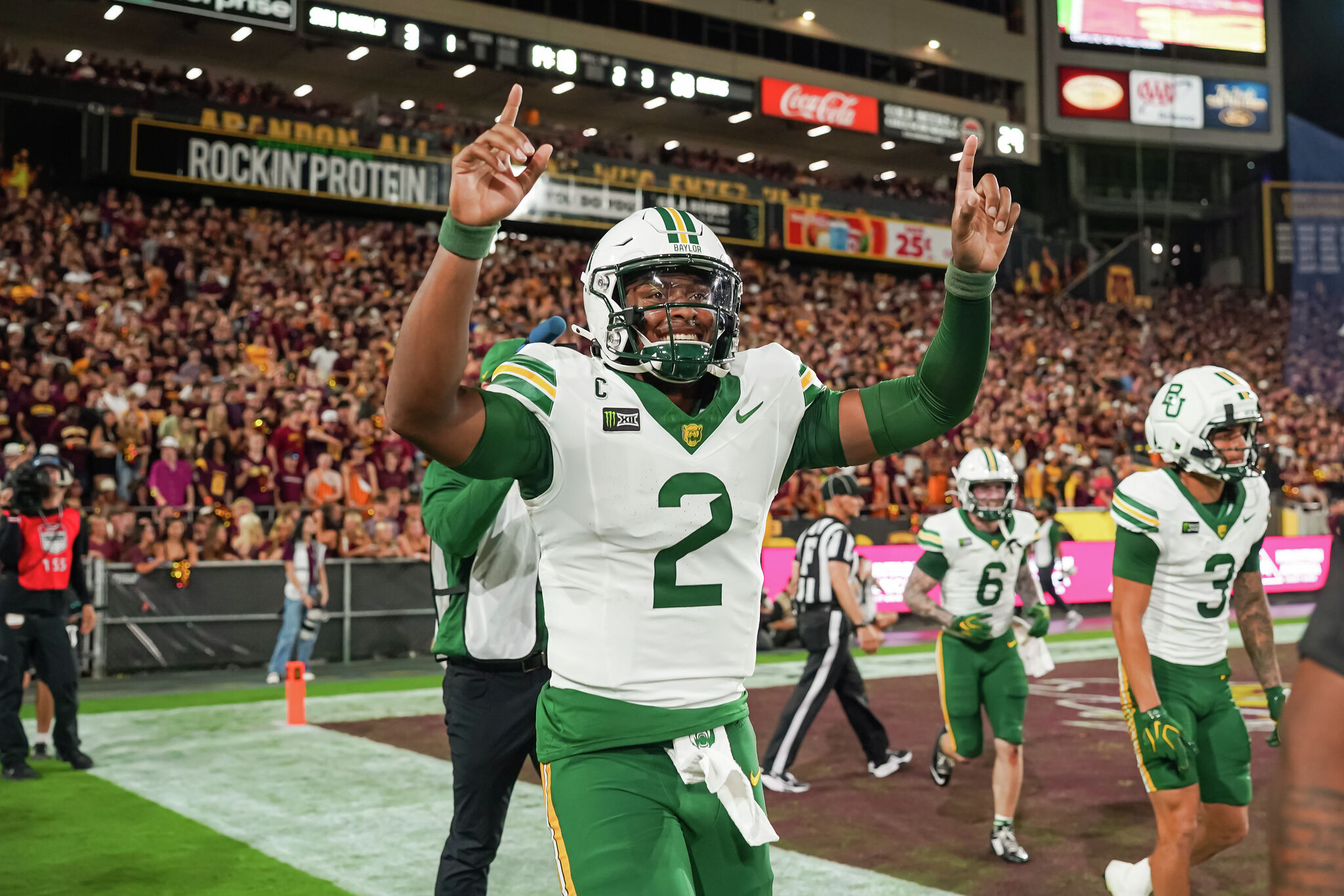 Az Ranger Logo DJ Lagway leads surging Baylor in demolition of Arizona State in Tempe