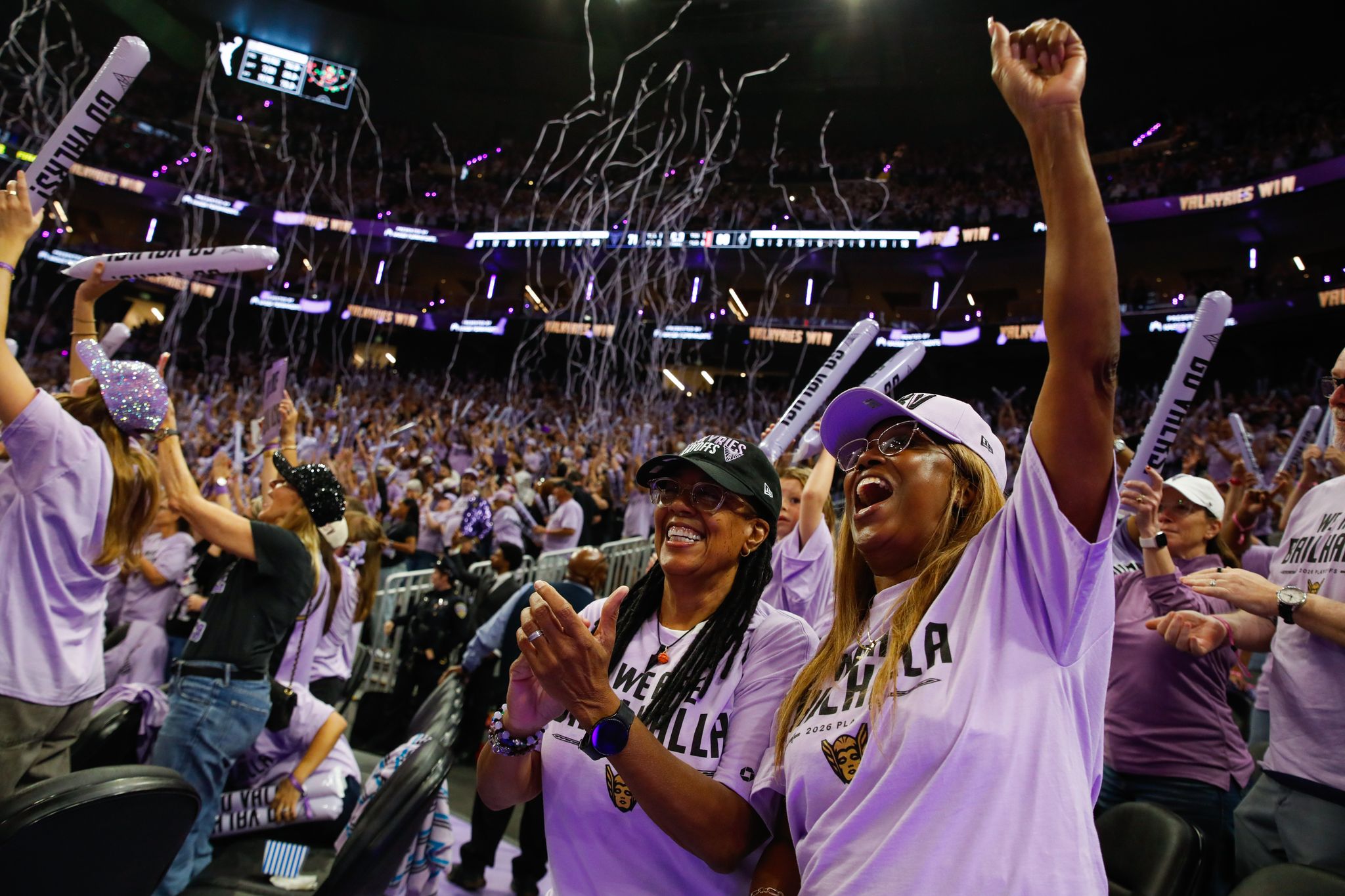 Valkyries fans revel in playoff run: ‘Dear God, it’s awesome!’