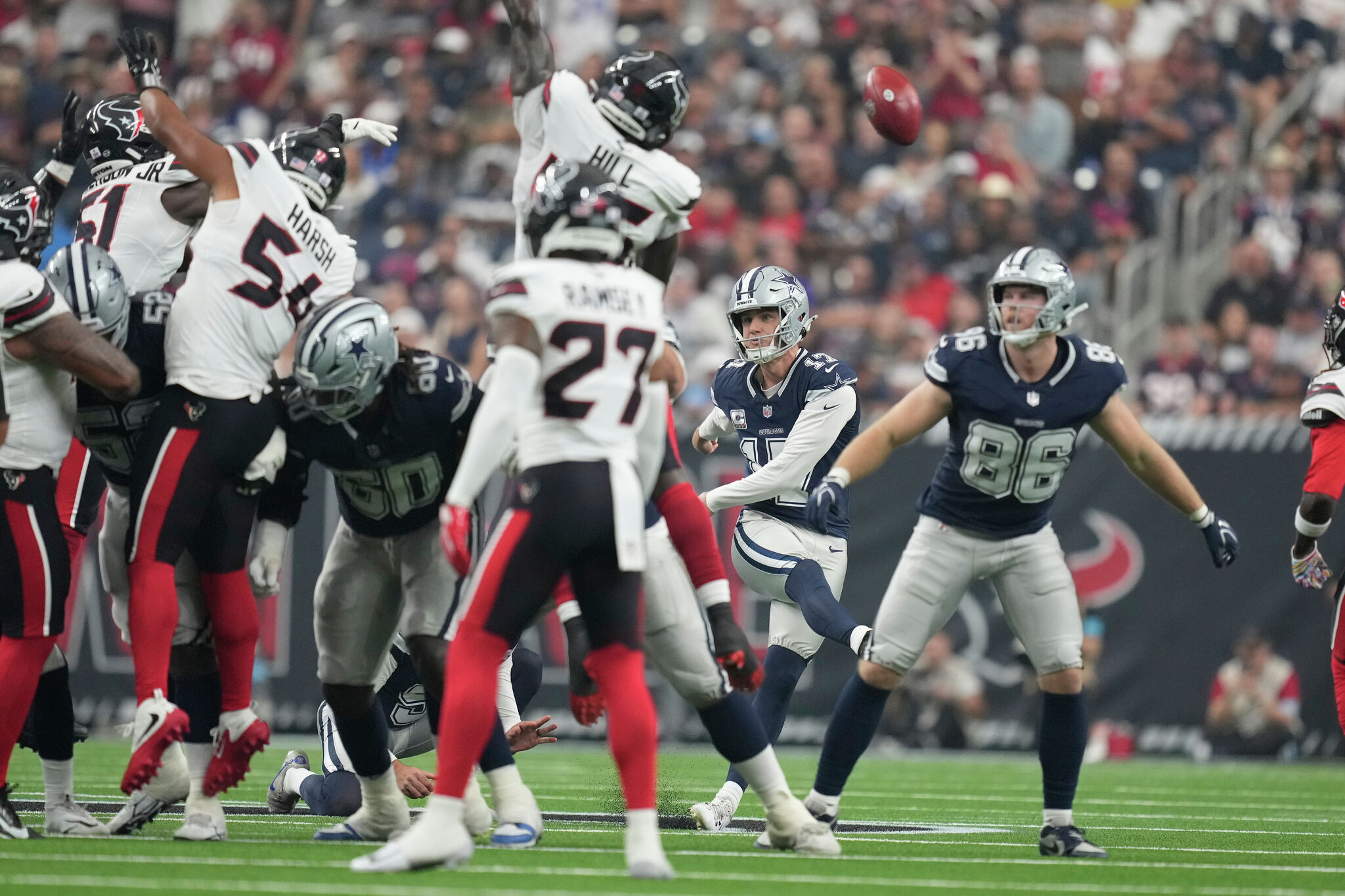 Frog Climate Changes Cowboys making changes to field goal unit after blocked kicks