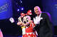 FILE: Bob Chapek, former Walt Disney Company CEO, at D23 Expo 2017 in Anaheim, Calif.