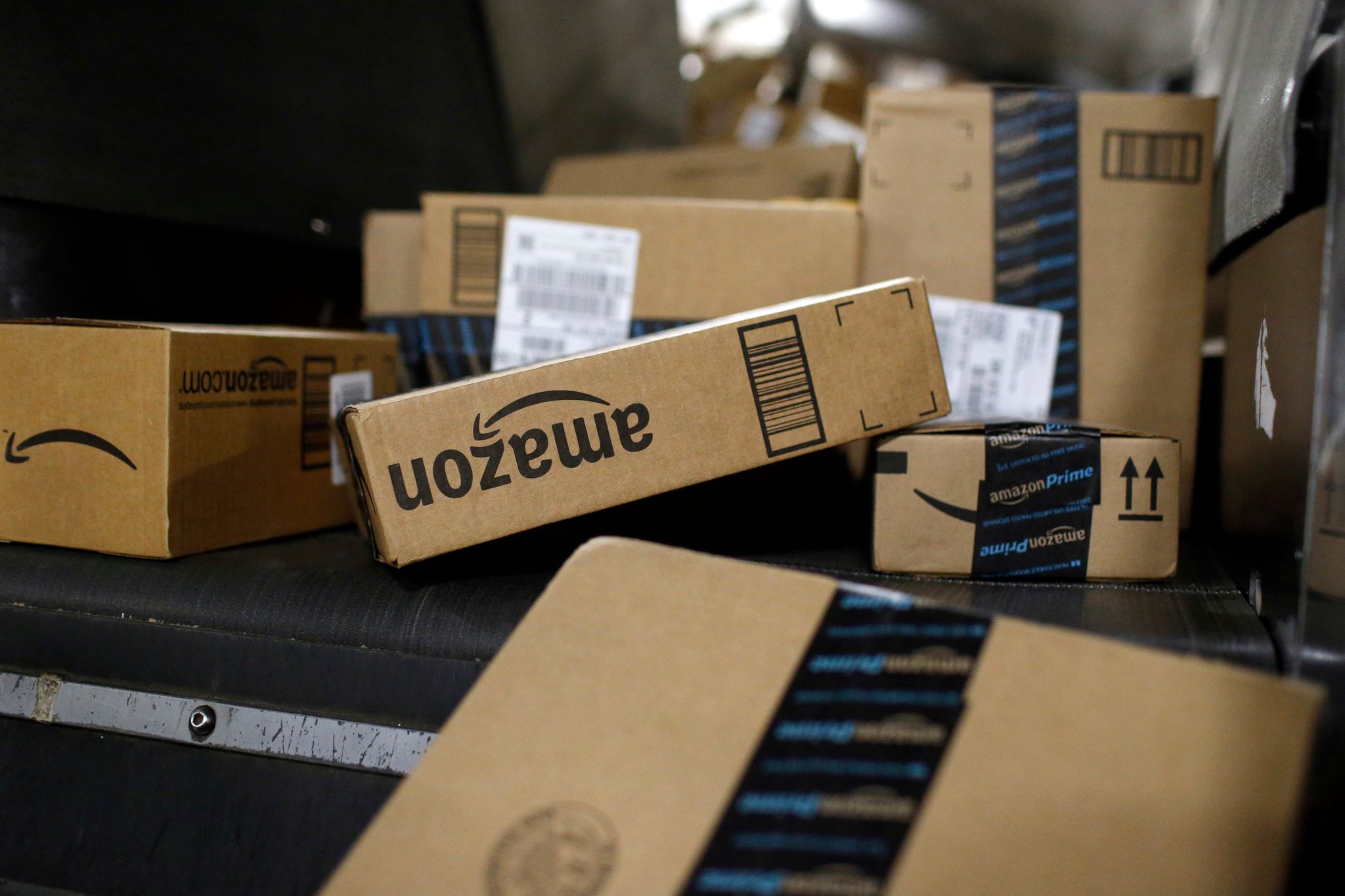 K Box Lettering Amazon's delivery box: a symbol of instant gratification and convenience