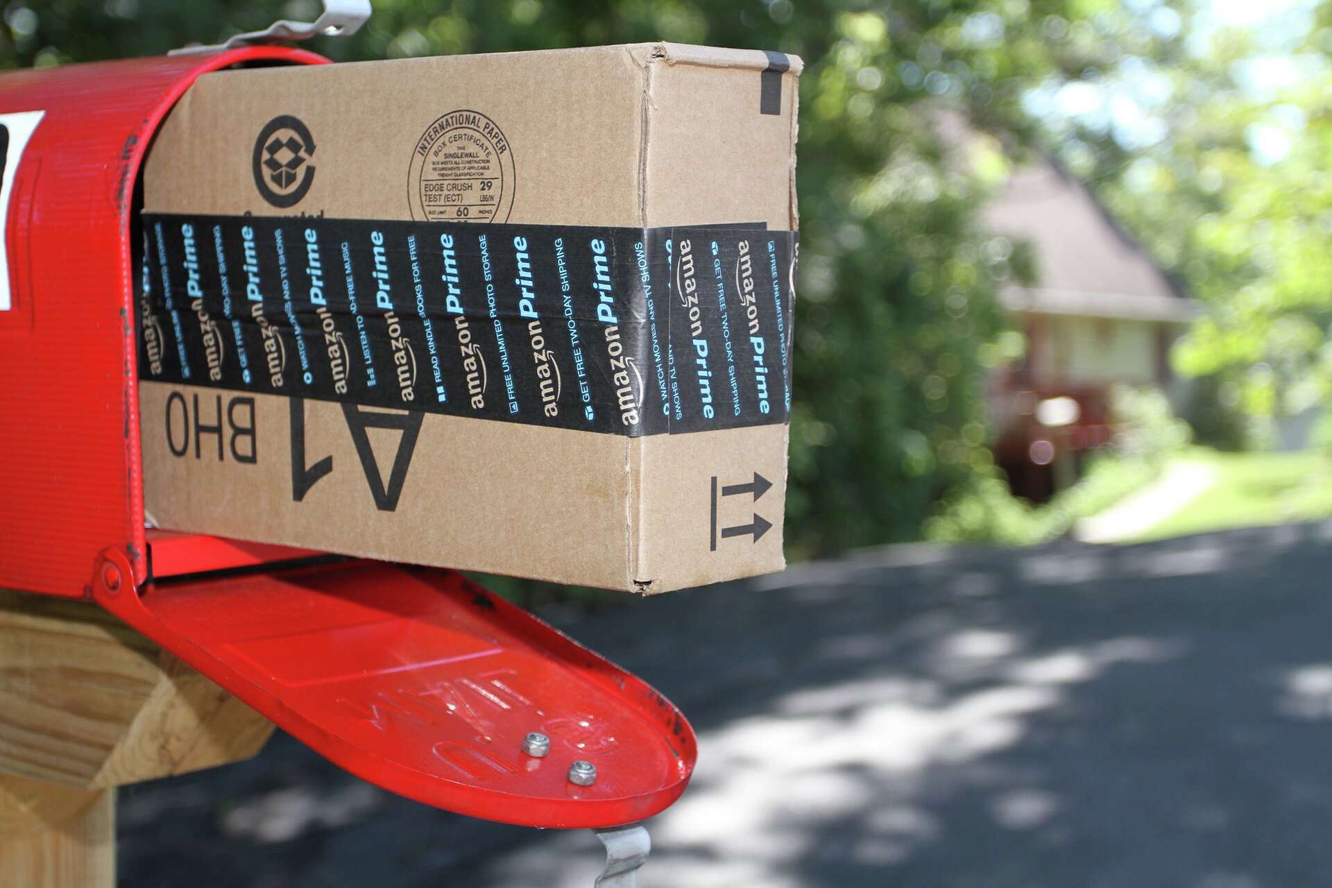 Amazon's delivery box: a symbol of instant gratification and convenience