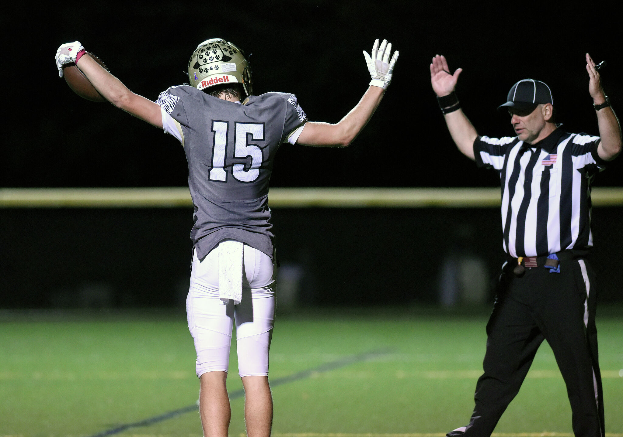 Hand football shuts out Cheshire on an emotional night for both programs