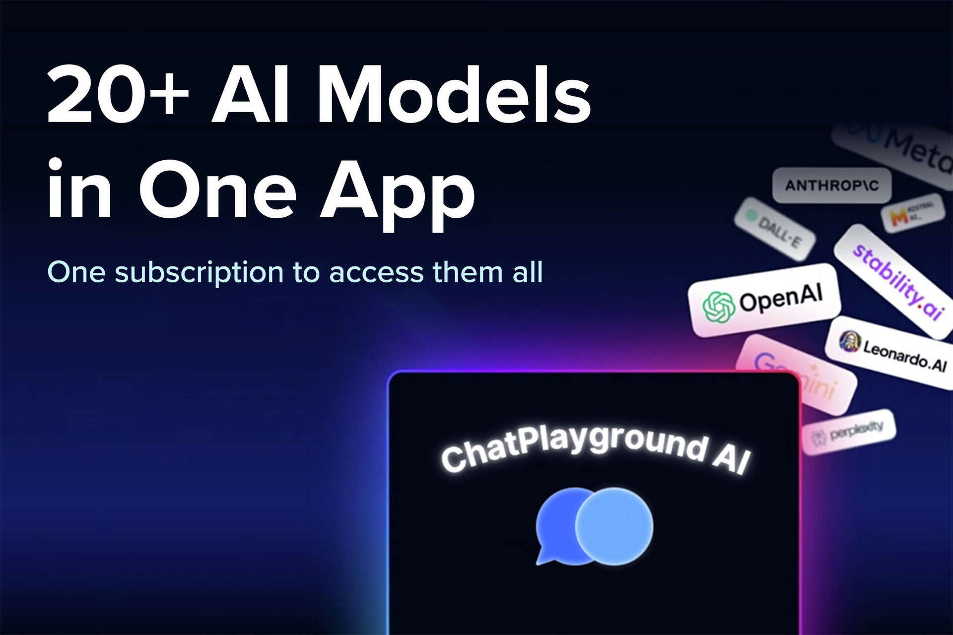 ChatPlayground AI به کاربران امکان میدهد یک درخواست را در بیش از ۲۰ مدل هوش مصنوعی اجرا کنند و پاسخها را در کنار هم مقایسه کنند.