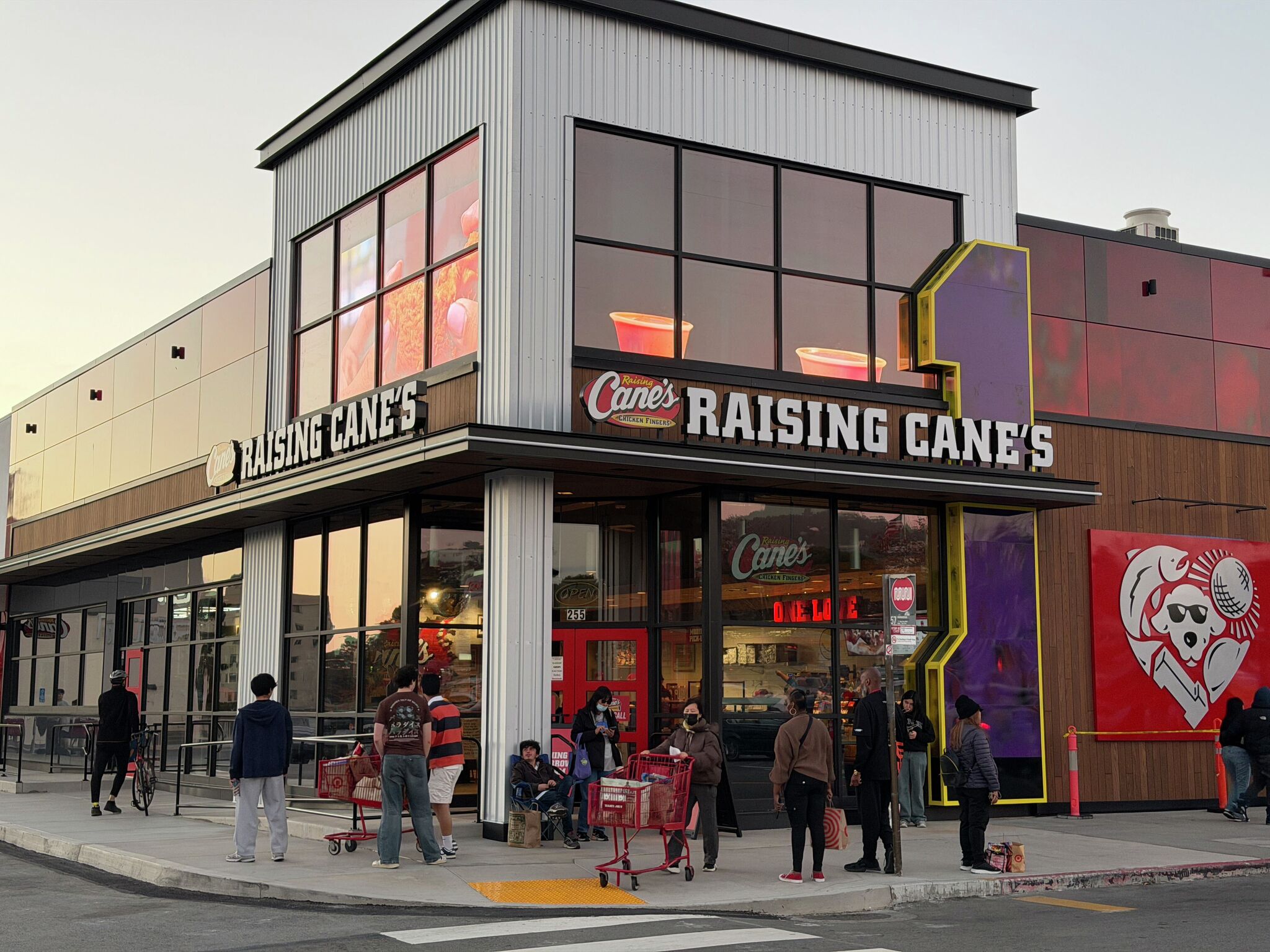 S.F. Stonestown Galleria Raising Cane's location draws overnight lines
