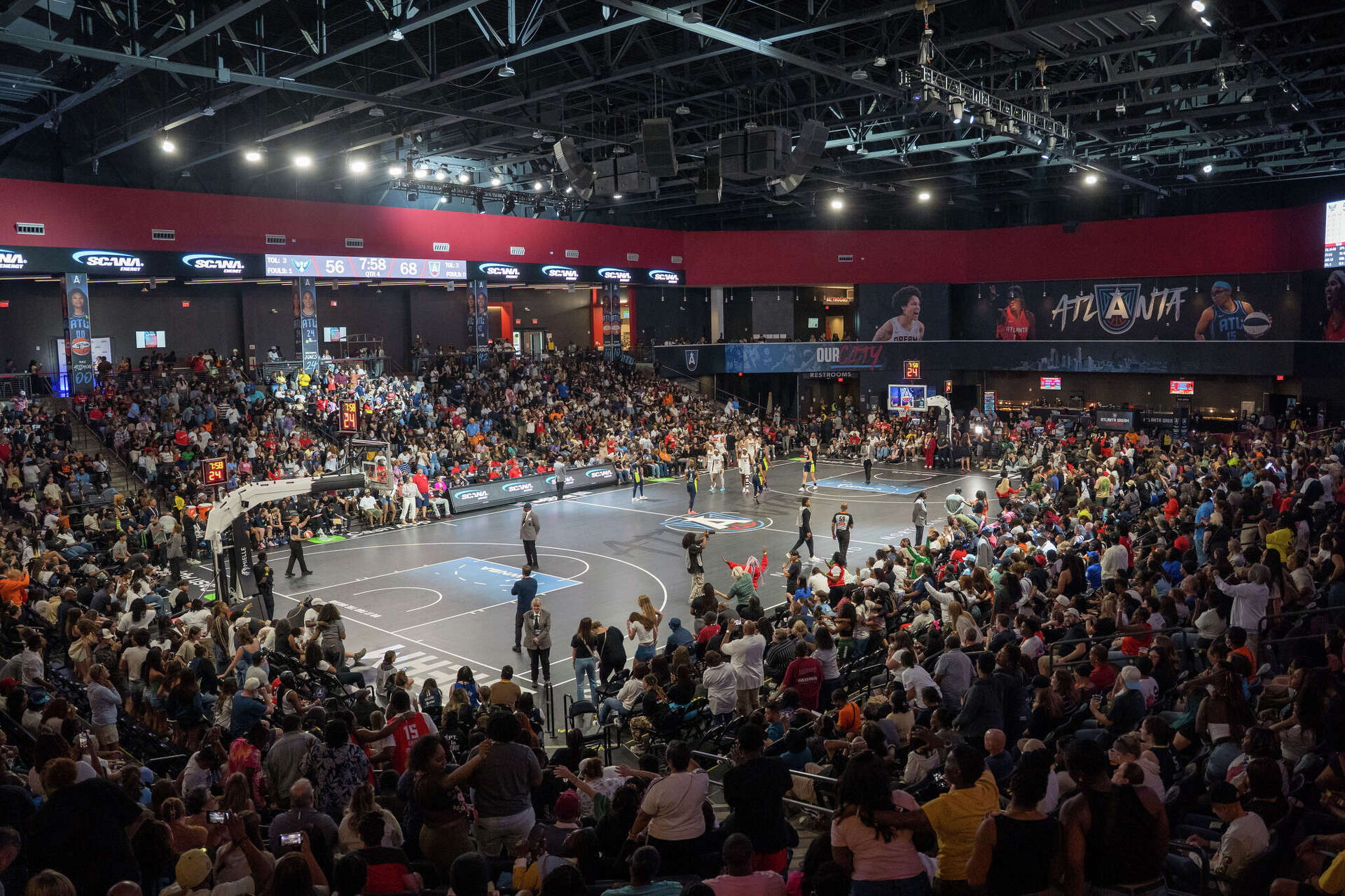 It's possible the Golden State Valkyries and Atlanta Dream will play NBA Finals games in the Gateway Center Arena in College Park, Ga., a facility with only 3,5