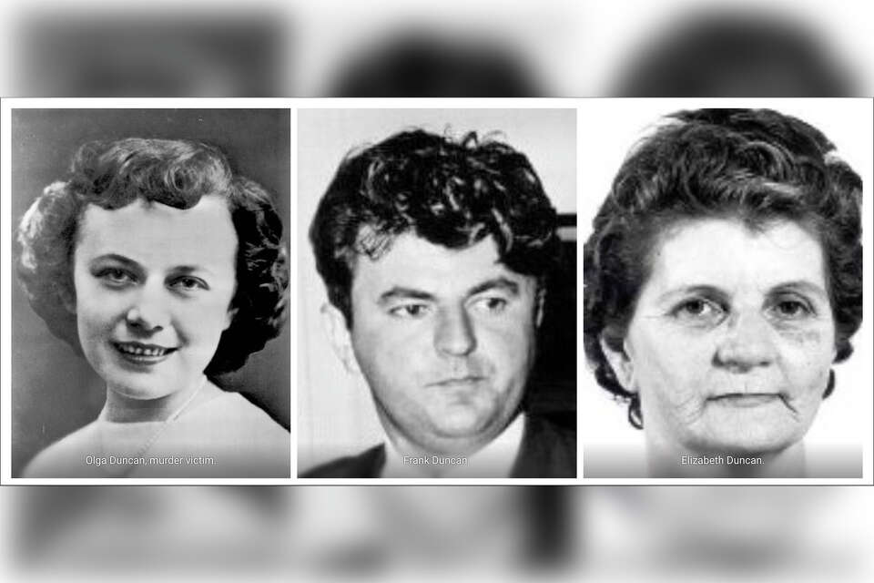 From left to right: Olga Kupczyk, her husband Frank Duncan and her mother-in-law Elizabeth Ann Duncan.