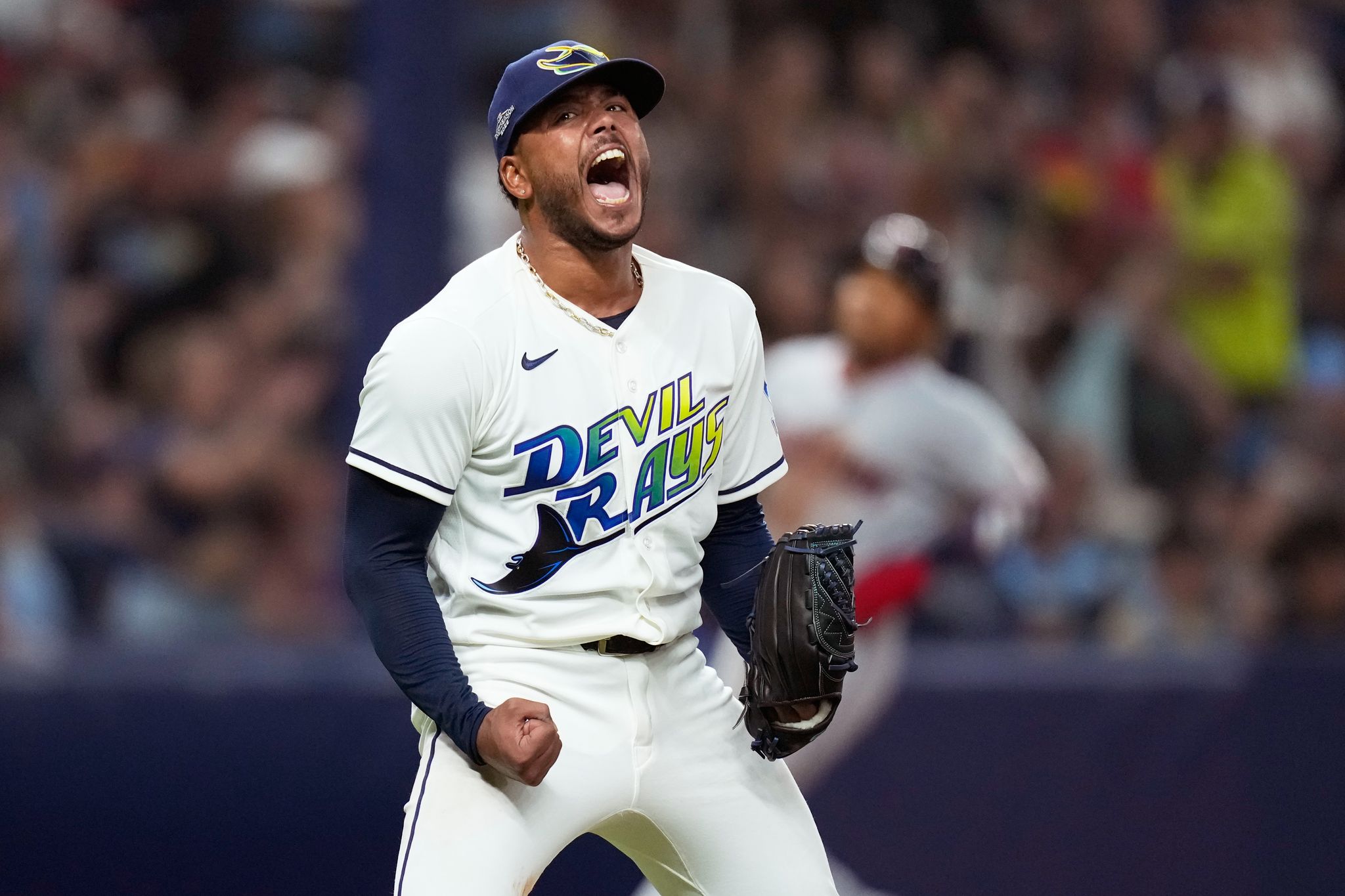 Freddy Peralta, Liam Hicks lift the Rays to a 3-1 win over the ...