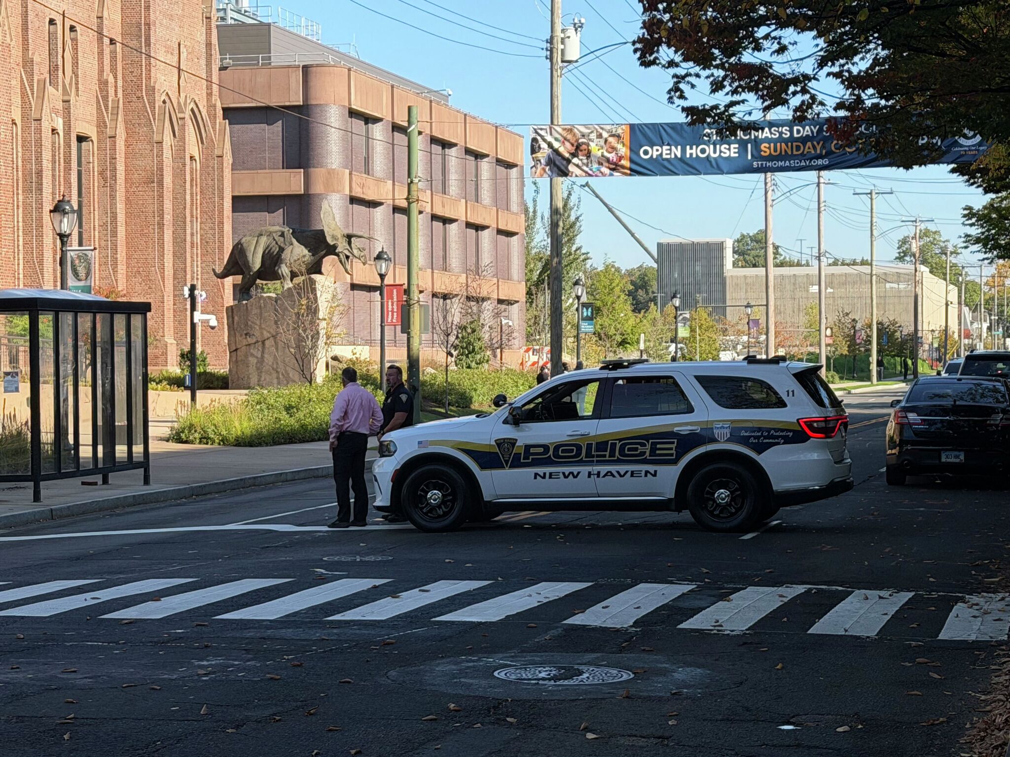 Gun discharged as Yale officer tried to rescue person in car in New Haven. What we know.
