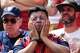The first new type of sunscreen in 25 years has hit U.S. store shelves 1 FILE - A fan puts on sunscreen before the World Cup Group G soccer match between Belgium and Egypt in Seattle June 15, 2026.