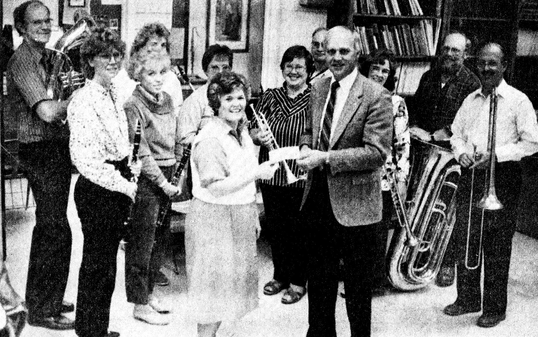 Looking Back for Oct. 17: Manistee Rotary presents $400 for band