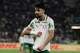 Flaco Lopez, de Palmeiras, festeja su tanto ante Fluminense en la ida de las semifinales de la Copa Libertadores, el miércoles 14 de octubre de 2026 en el estadio Maracaná de Río de Janeiro (AP Foto/Bruna Prado)