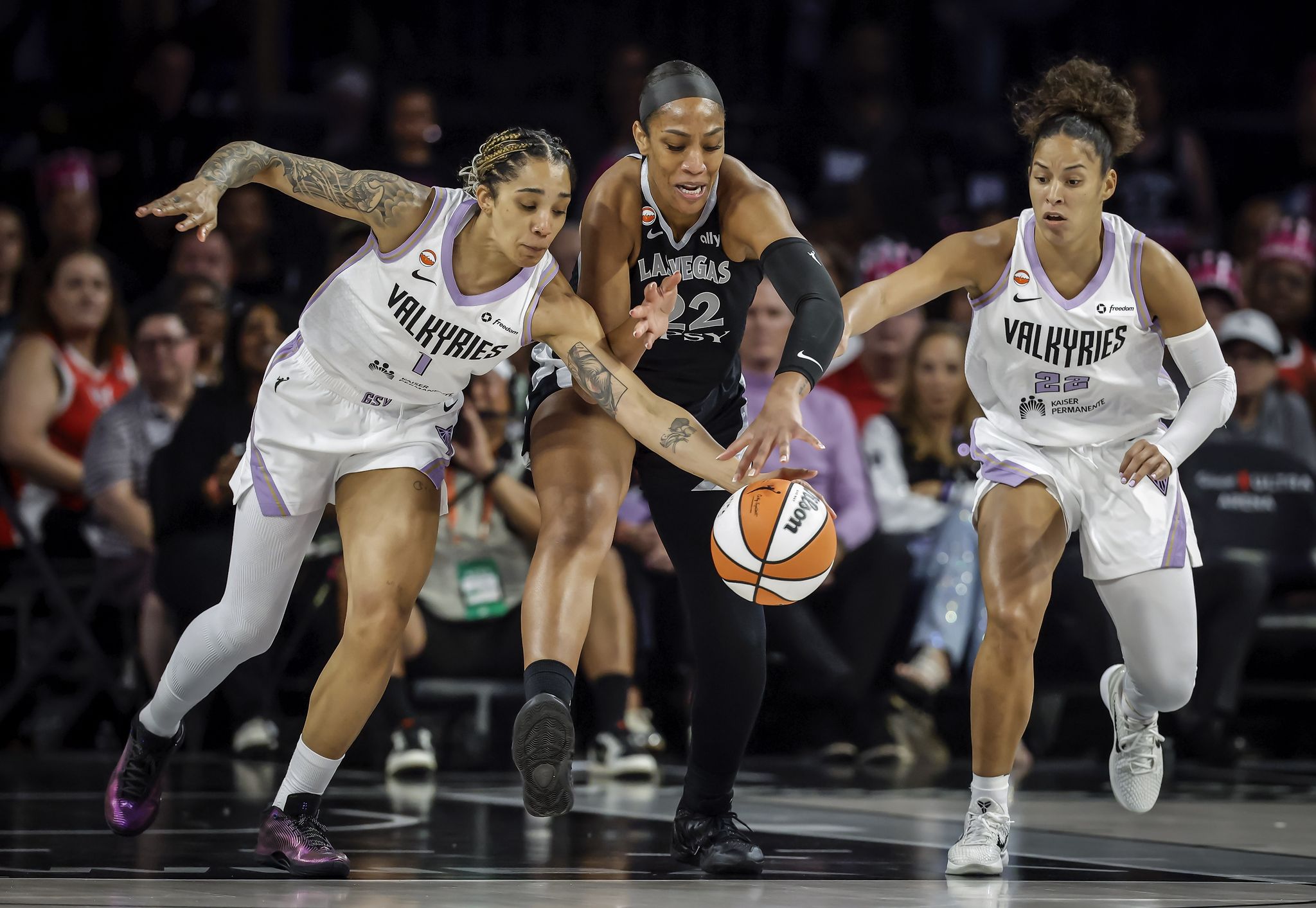 Valkyries’ Williams, Burton and Stokes named to WNBA All-Defense team