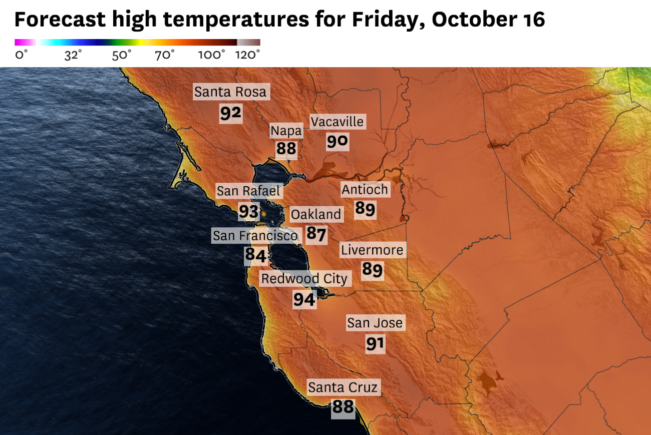 Bay Area Weather: Final Heat Wave to Give Way to Cooler Temps and Rain
