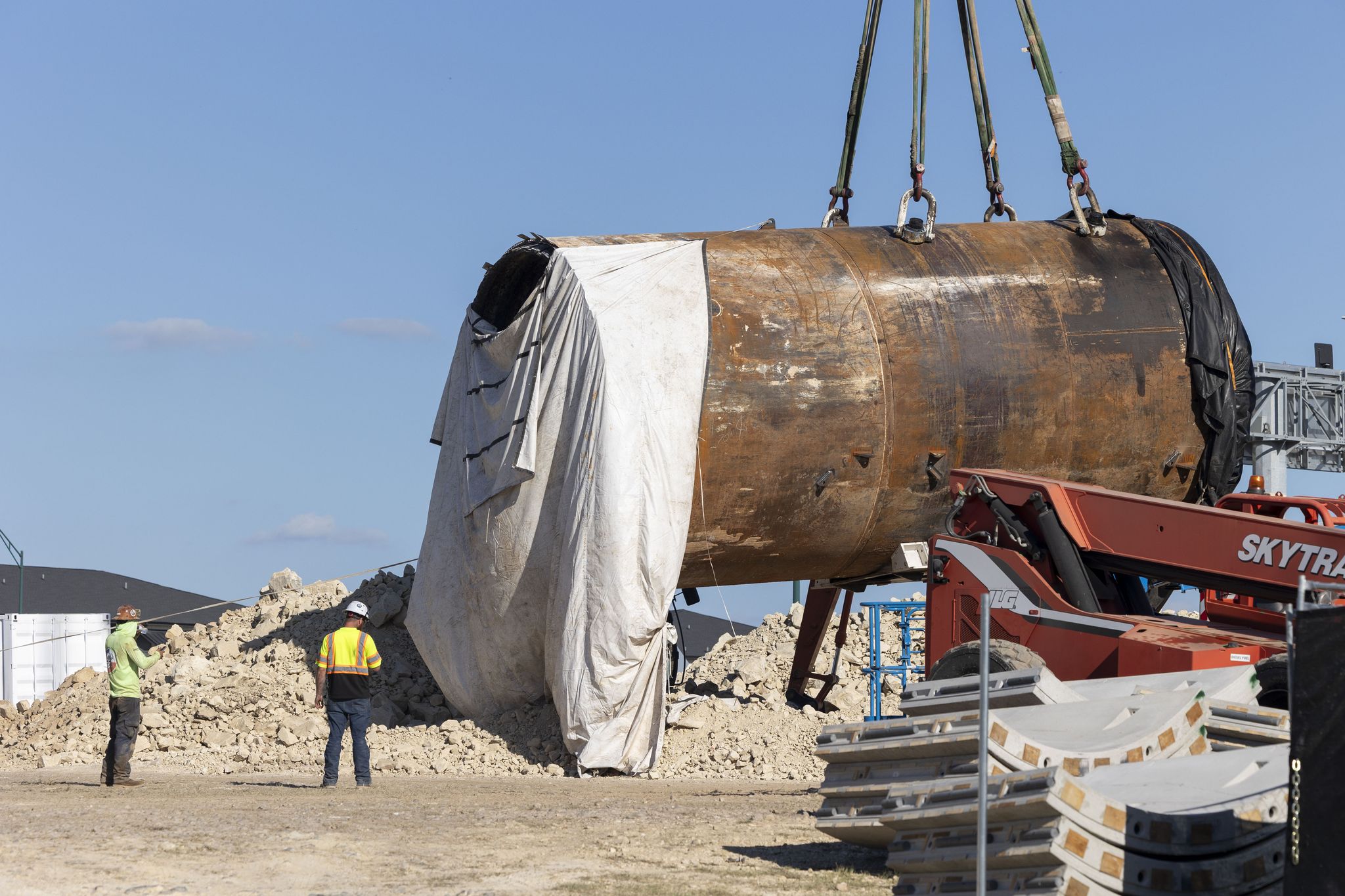 Boring Co.’s Prufrock tunneling machine arrives at San Antonio