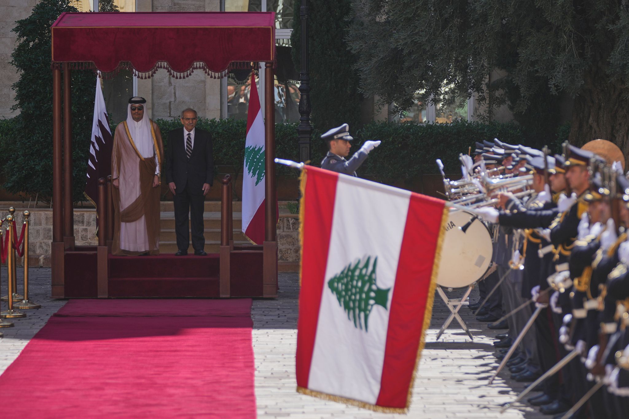 chron.com - BASSEM MROUE - Qatar pledges a lifeline for Lebanon's economy, power grid and reconstruction in the south