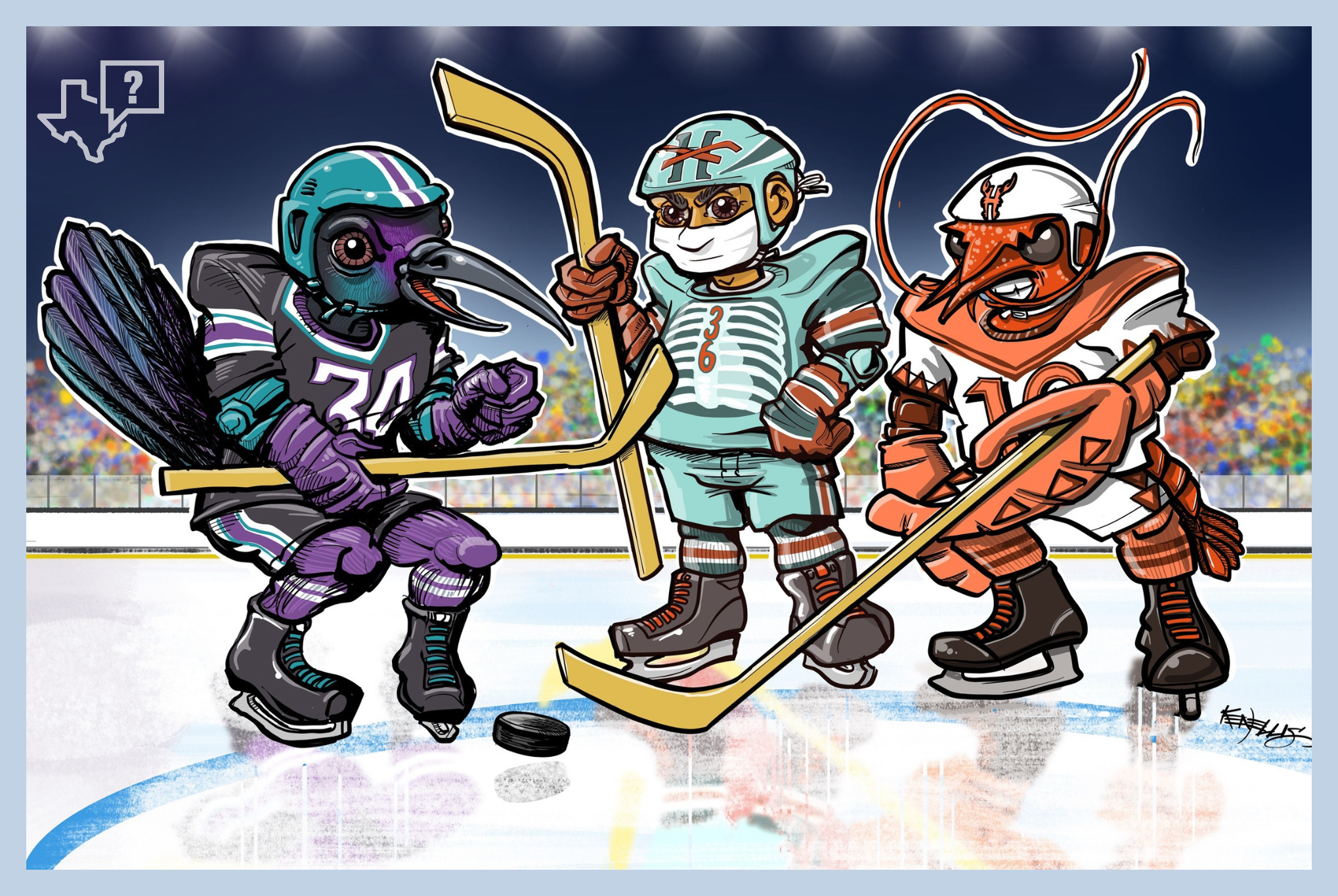 Welches Maskottchen sollte Houstons NHL-Team haben? Leserstimmen.