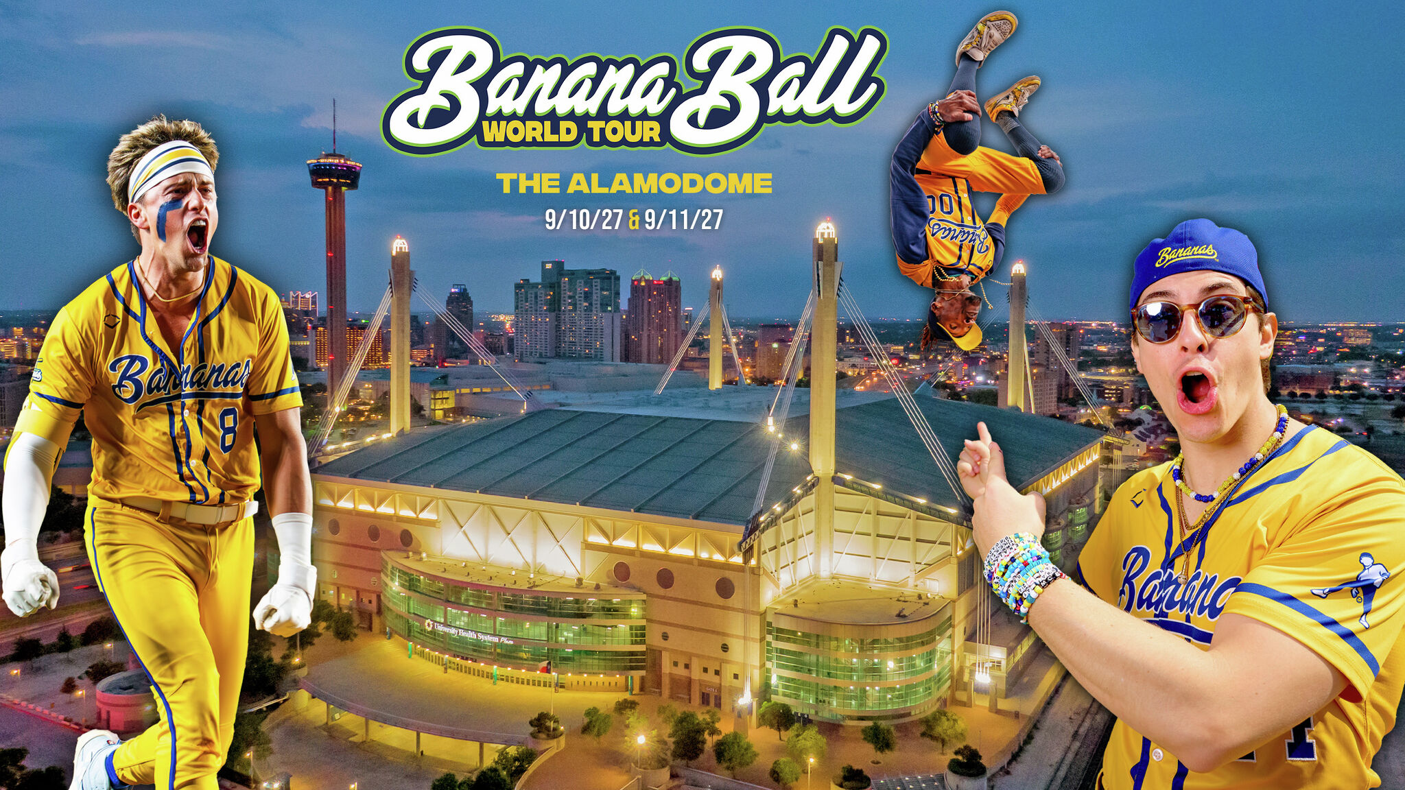 Savannah Bananas announce 2027 visit to San Antonio