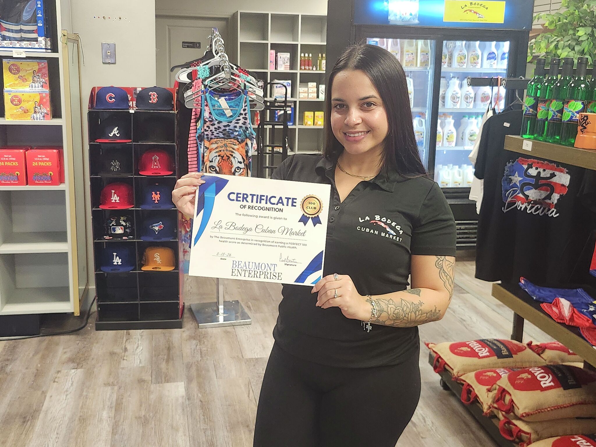 La Bodega Cuban Market earns 100 Club honor