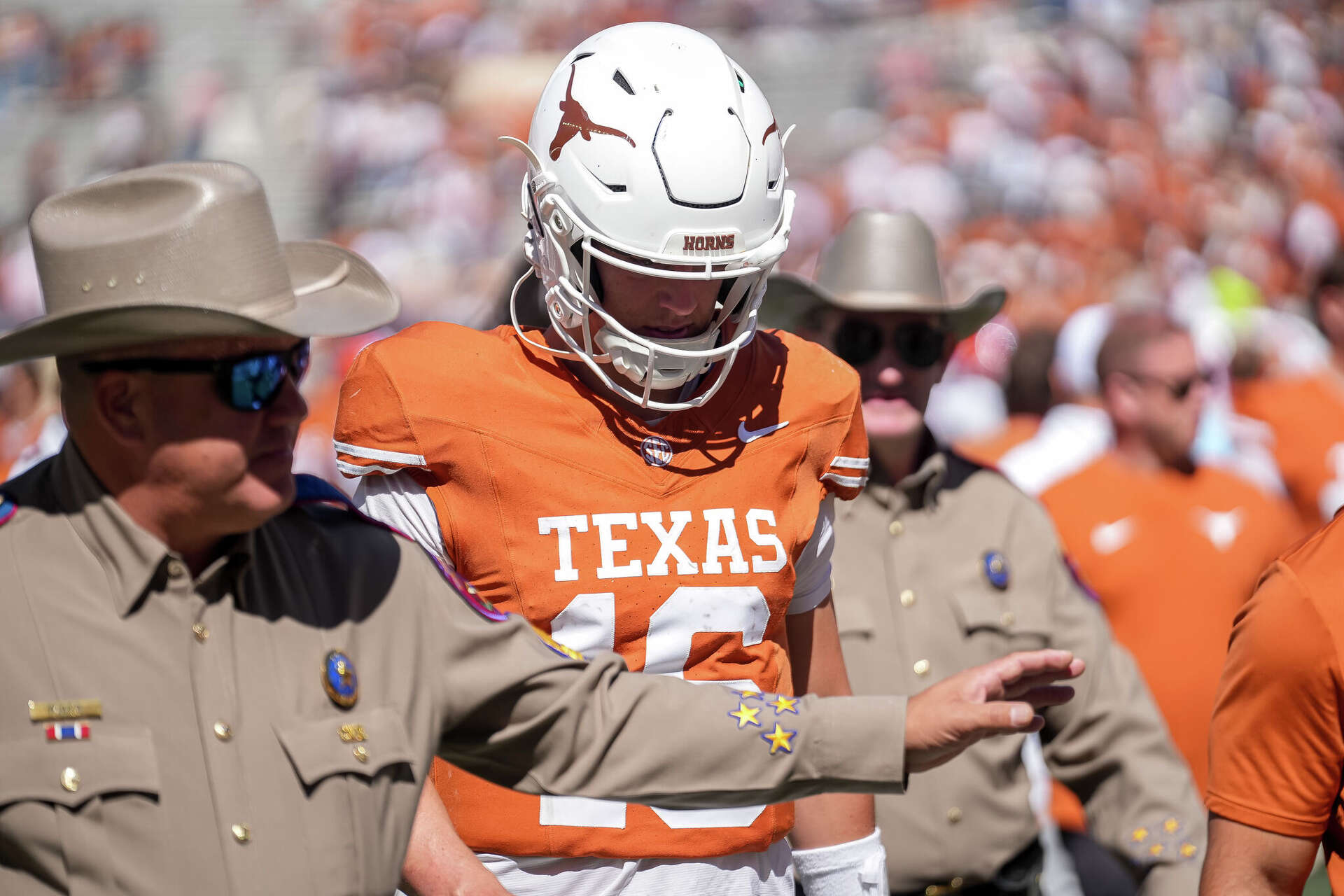 Arch Manning and Texas lost their second straight game Saturday to Florida, with coach Steve Sarksian saying everything is up for evaluation. Columnist Kirk Boh