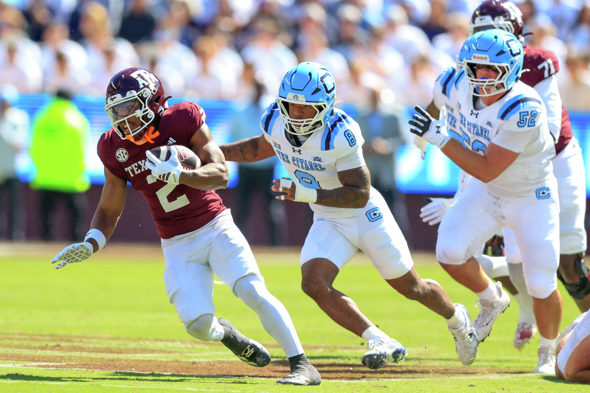 Texas A&M football: Aggies ride ground game to rout of The Citadel