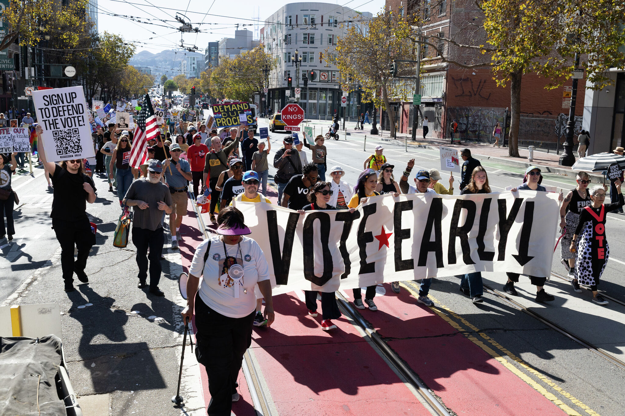 No Kings events in Bay Area, nationwide seek to mobilize voters