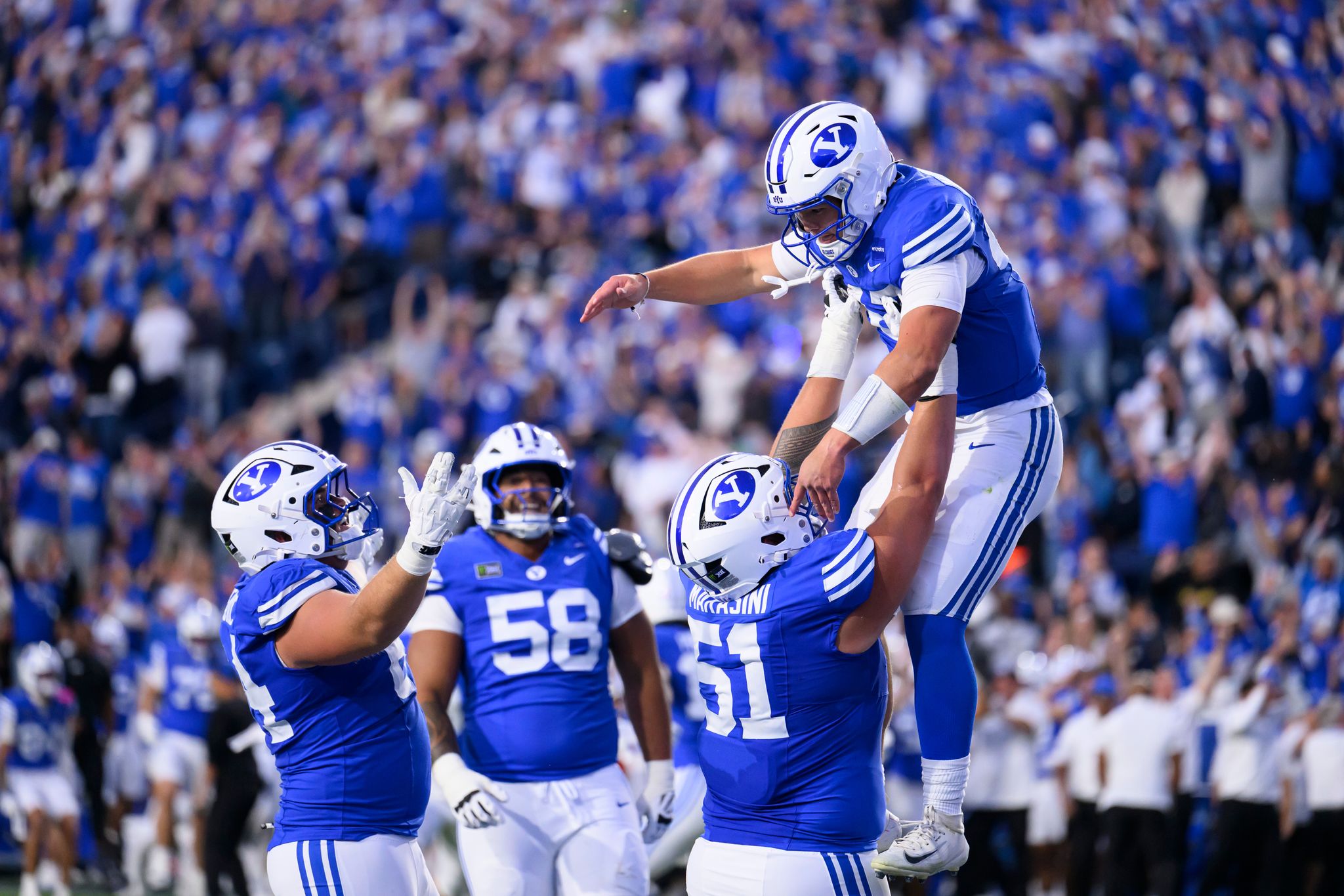 No. 8 BYU defeats No. 2 Notre Dame in Provo