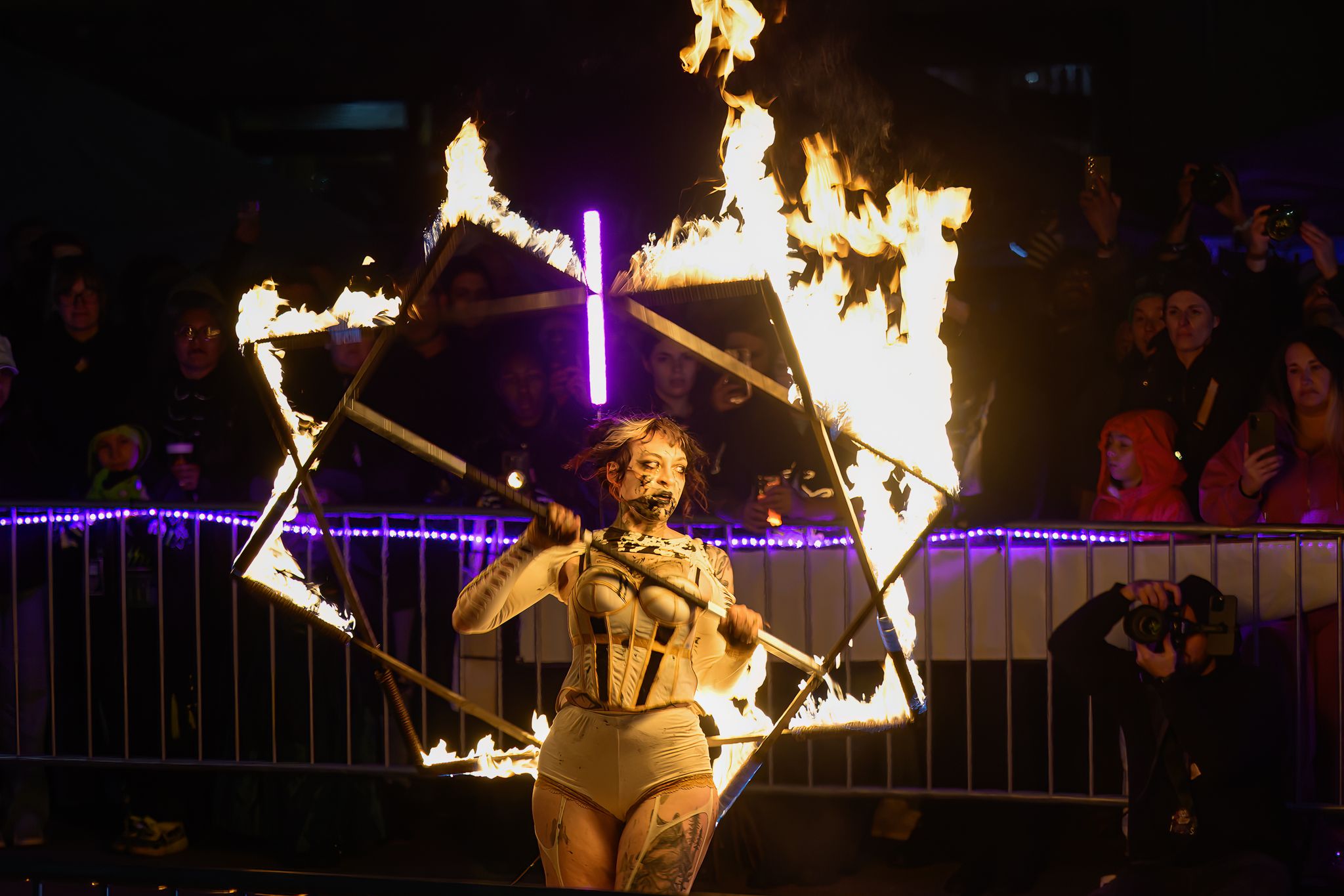Photos: Spooky costumes, fiery performances at Nightmare Market