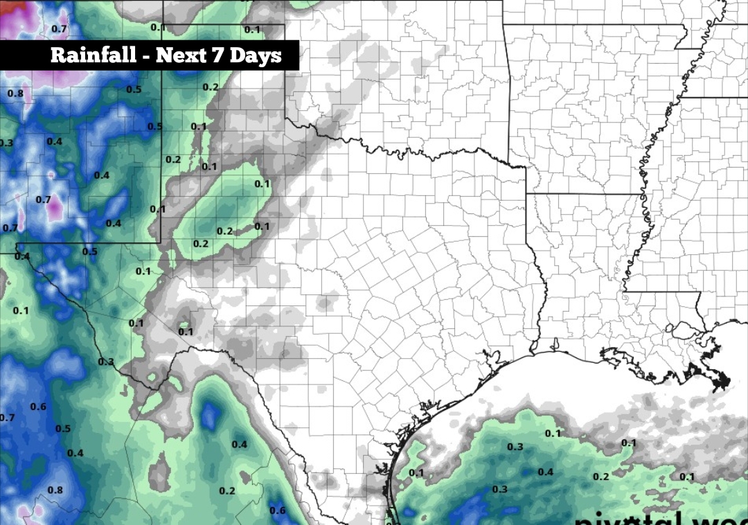 When is South Texas' next chance of rain? Here’s what models say.