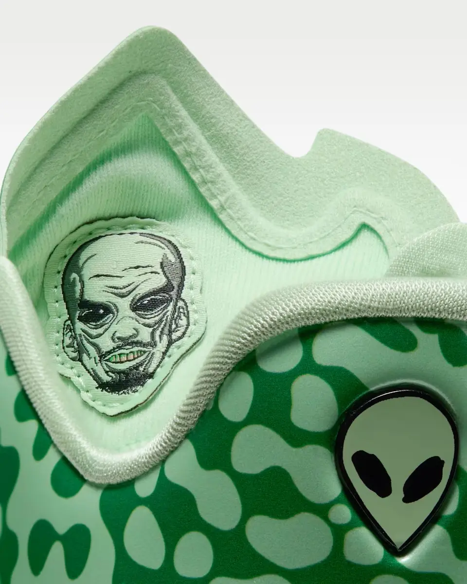 Nike unveils Victor Wembanyama's G.T. Cut 4 Halloween sneakers featuring zombie graphics, alien details and a matching mask ahead of an Oct. 23 release.