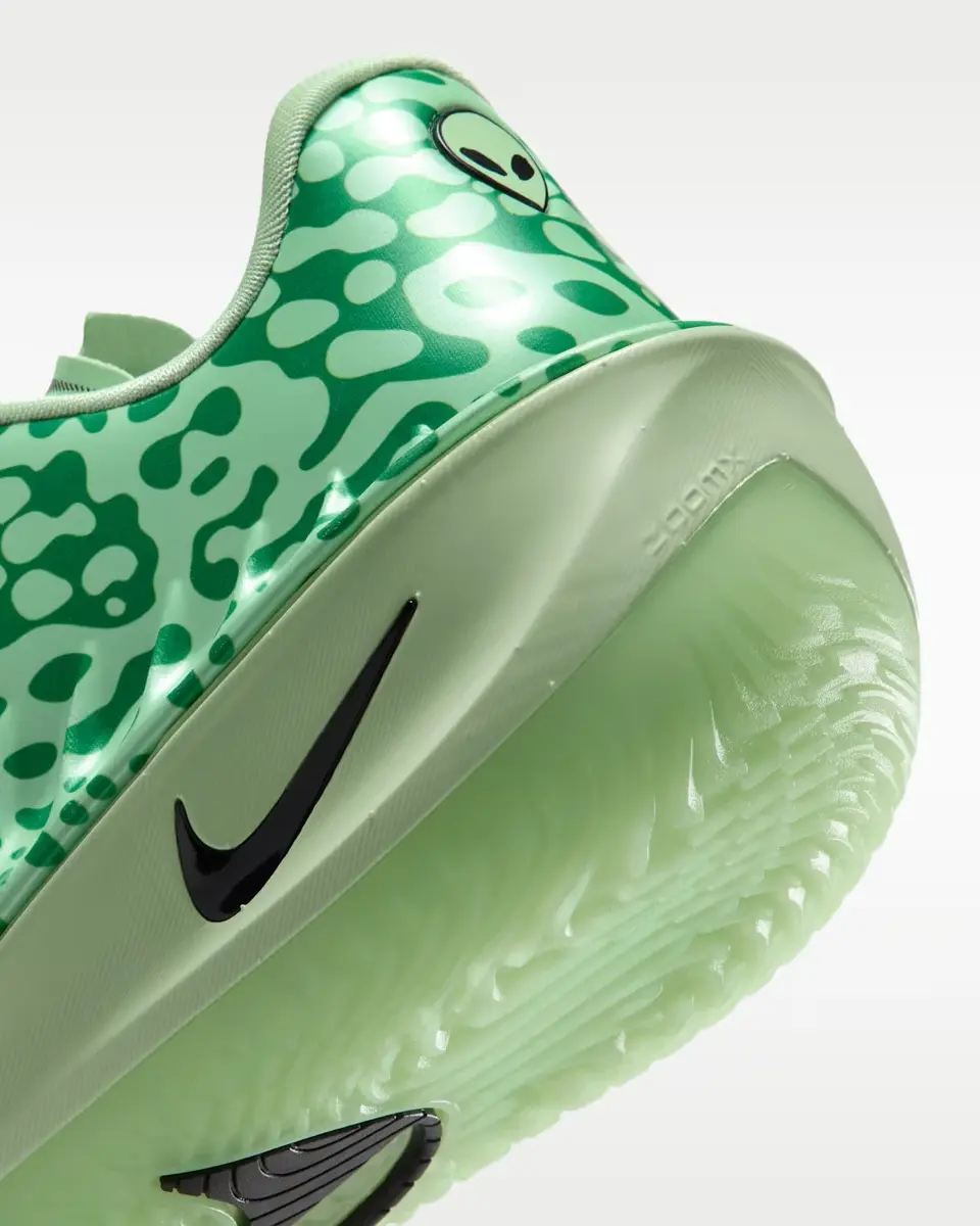 Nike unveils Victor Wembanyama's G.T. Cut 4 Halloween sneakers featuring zombie graphics, alien details and a matching mask ahead of an Oct. 23 release.