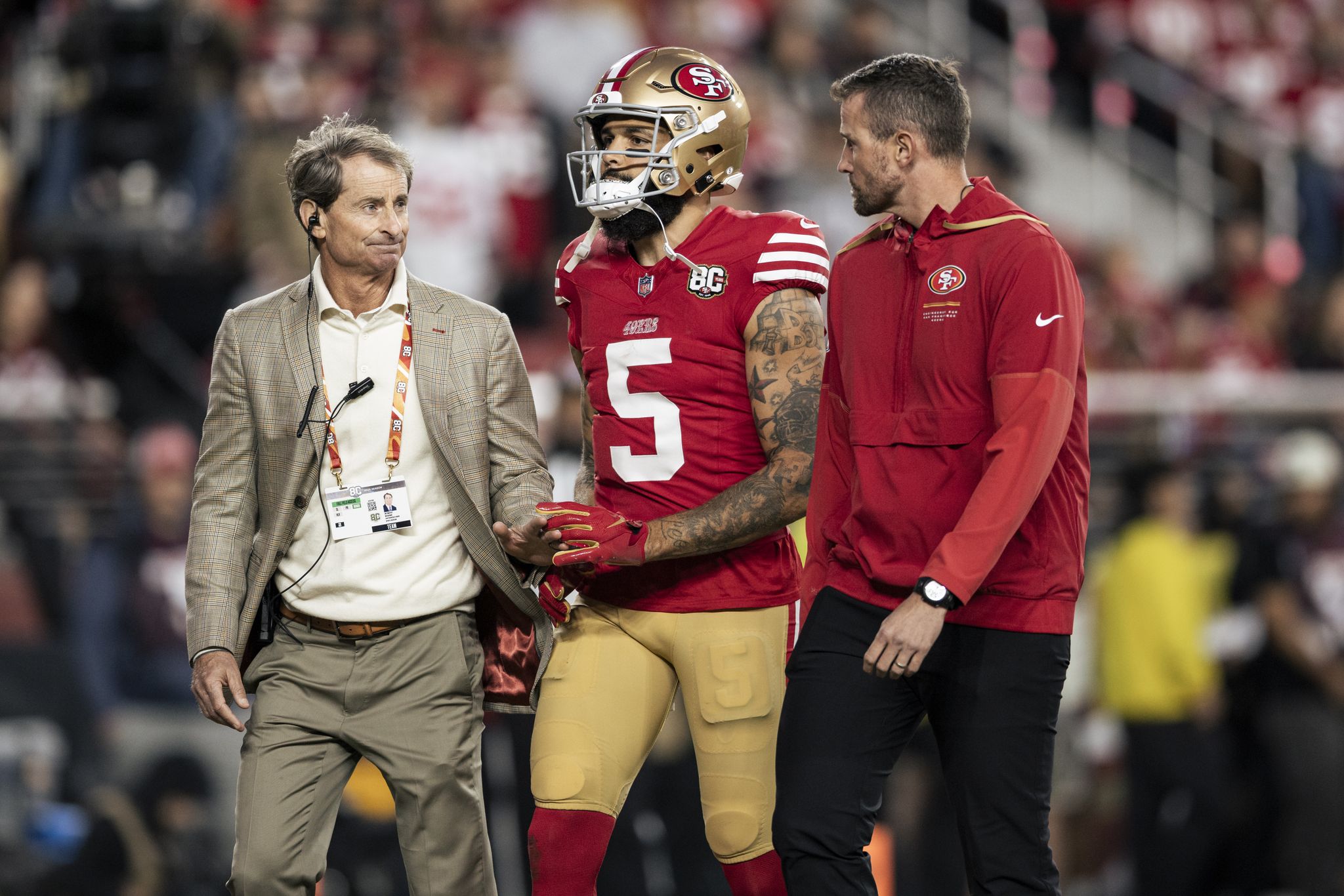 Image for Defensive lineman? Check. Next on the 49ers' shopping list: wide receiver