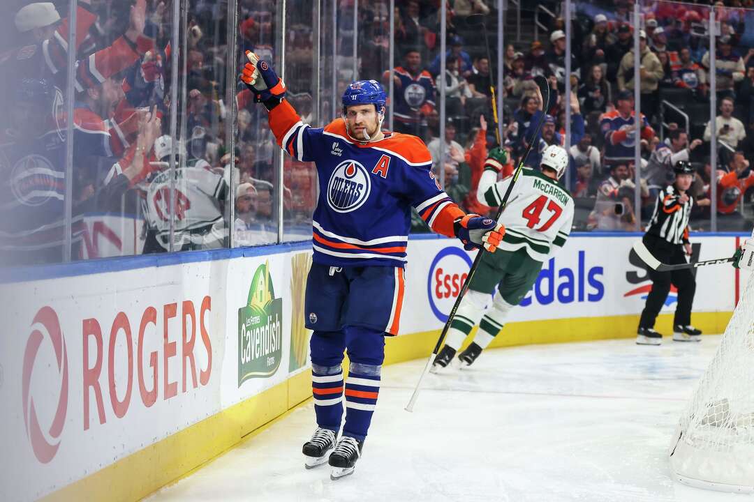 Bouchard scores in OT to lift the Oilers past the Wild, 4-3