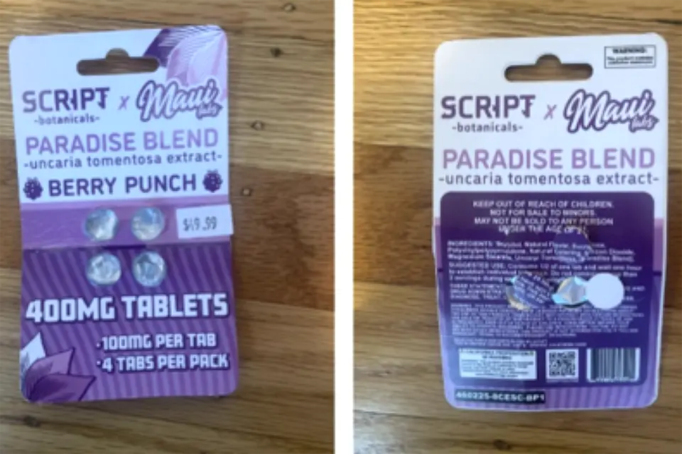 Product sold in smoke shops