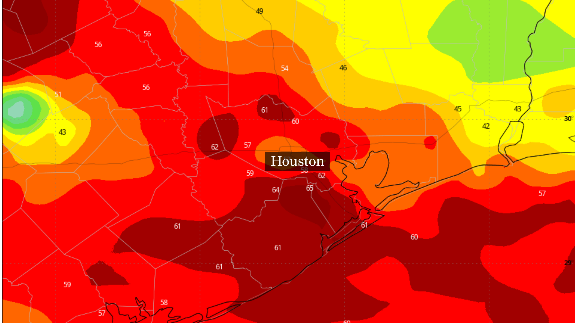 Friday's dry weather raises wildfire risk in the Houston area