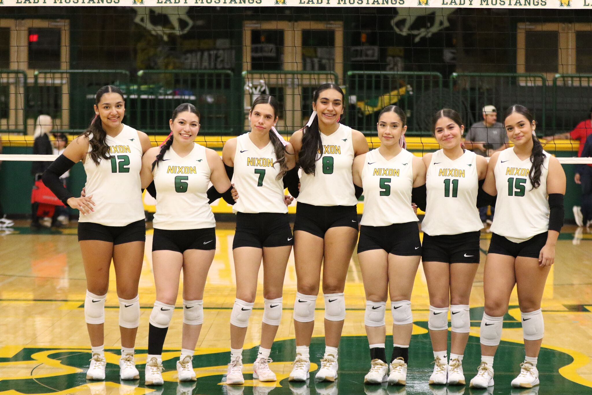 Nixon swept San Antonio Southside 3-0 on Senior Night, sending its seven seniors off with a rivalry win and holding second place in district play.